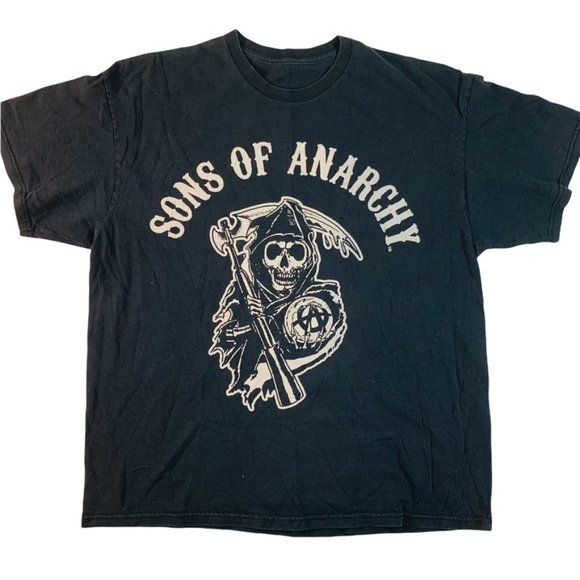 Sons of Anarchy reaper t-shirt y2k vintage 2000s - Picture 1 of 3